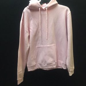 Solid Light Pink Hoodie